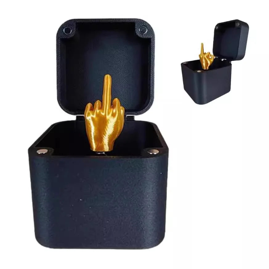 Funny Pop-Up Middle Finger Prank Box
