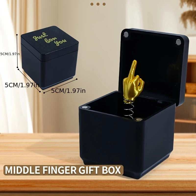 Funny Pop-Up Middle Finger Prank Box